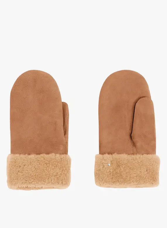 Gloves Sheepskin Woman Camel