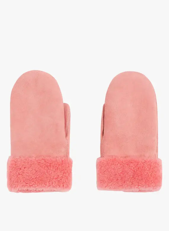 Gloves Sheepskin Woman Pink