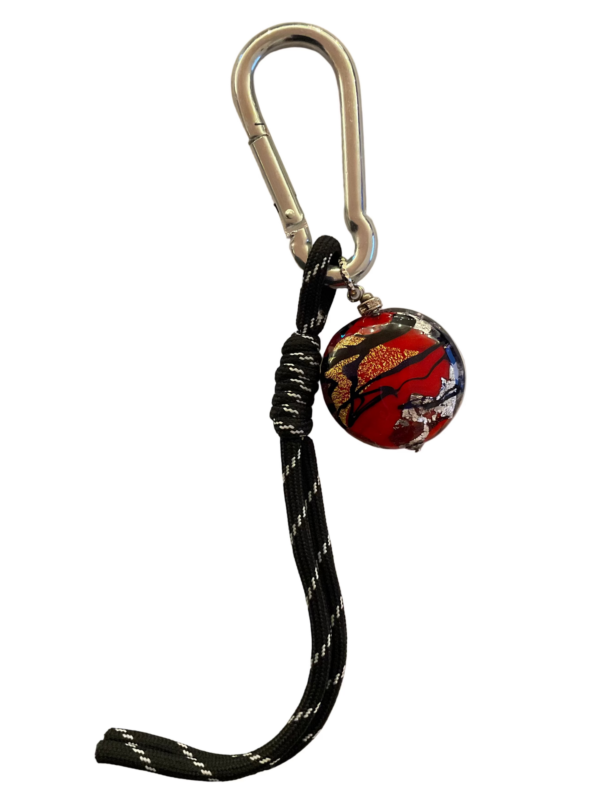 Felah Keychain Crimson Lava Sphere