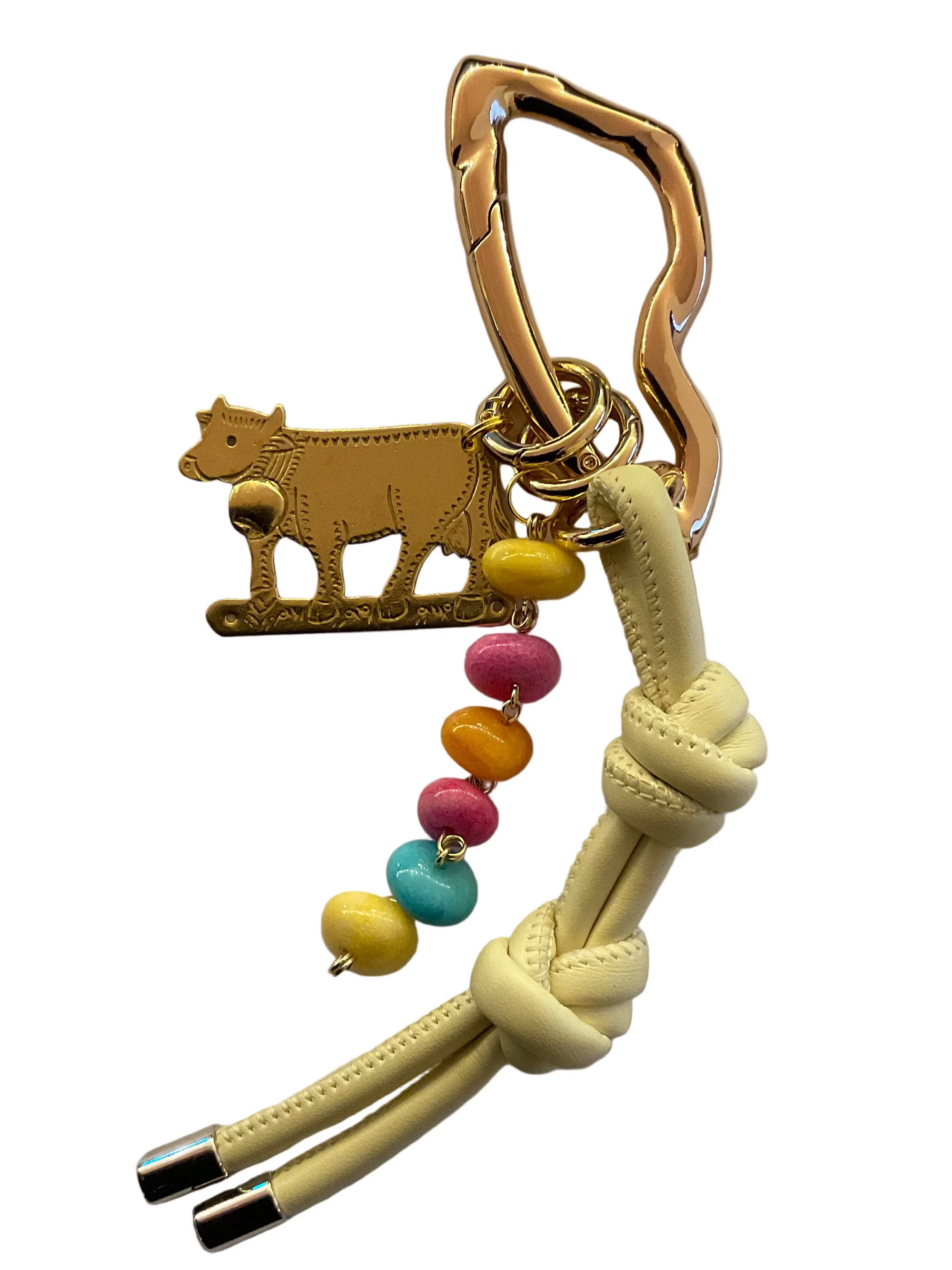 Felah Keychain Golden Alpine Knot