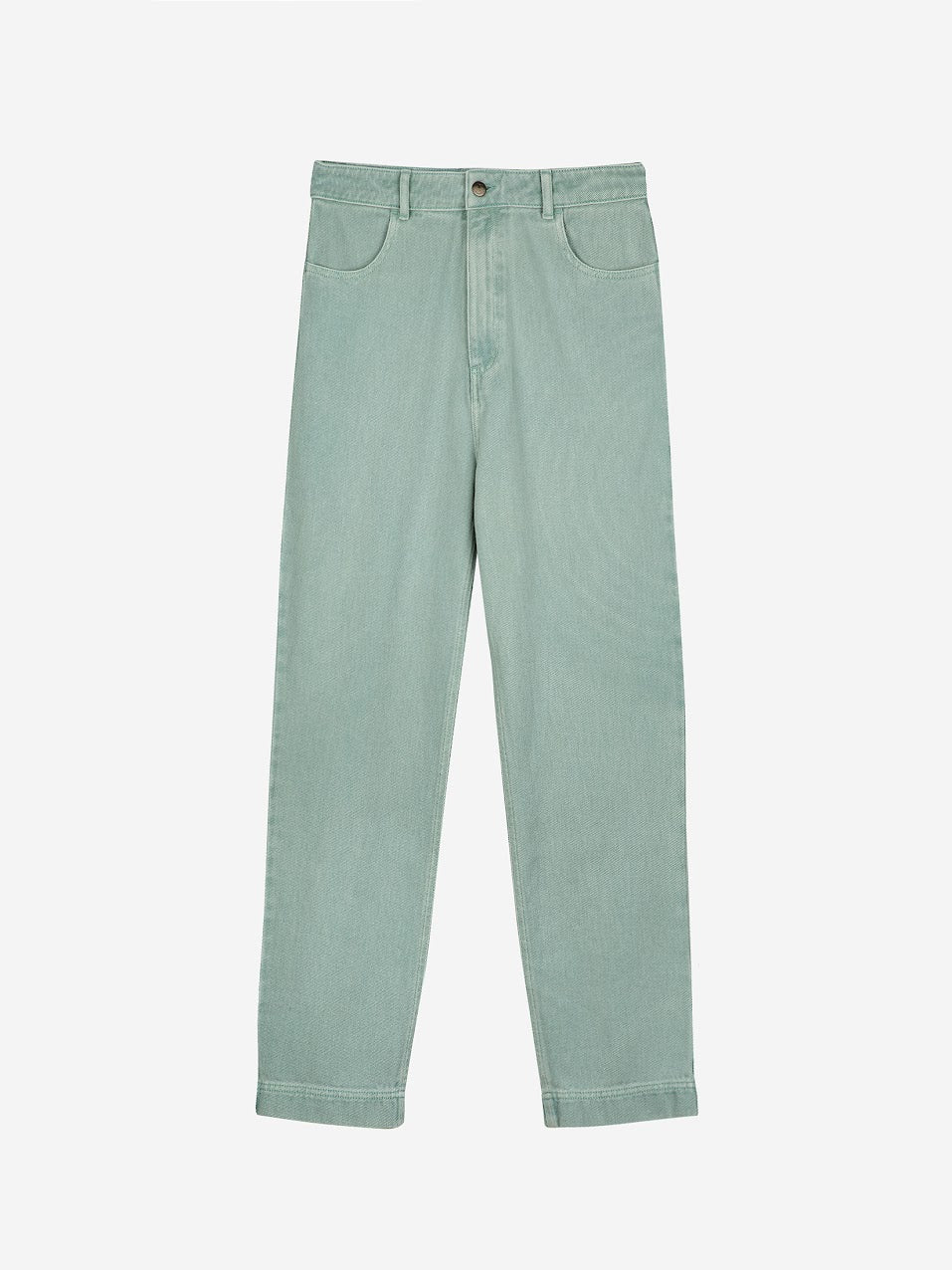 Baggy-Jeans aus gewaschenem Twill für Damen