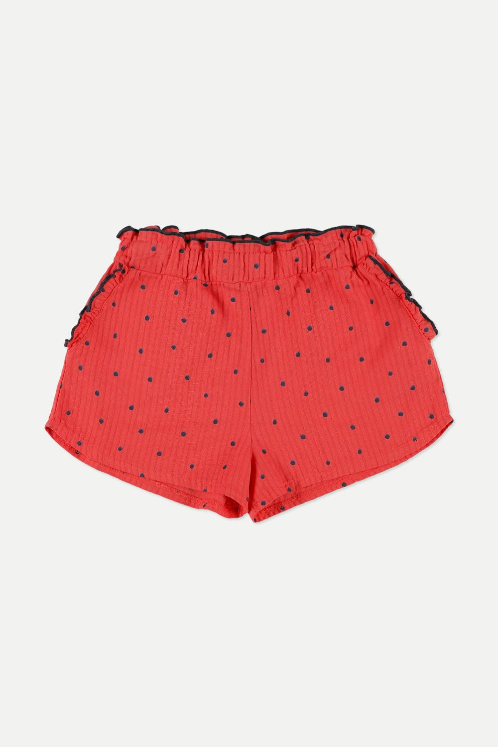 Arianna Polka-dot Muslin Shorts