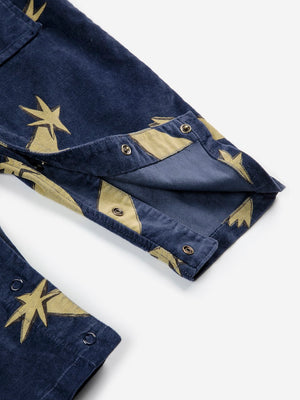 Fun Collection Baby Shooting stars all over overall