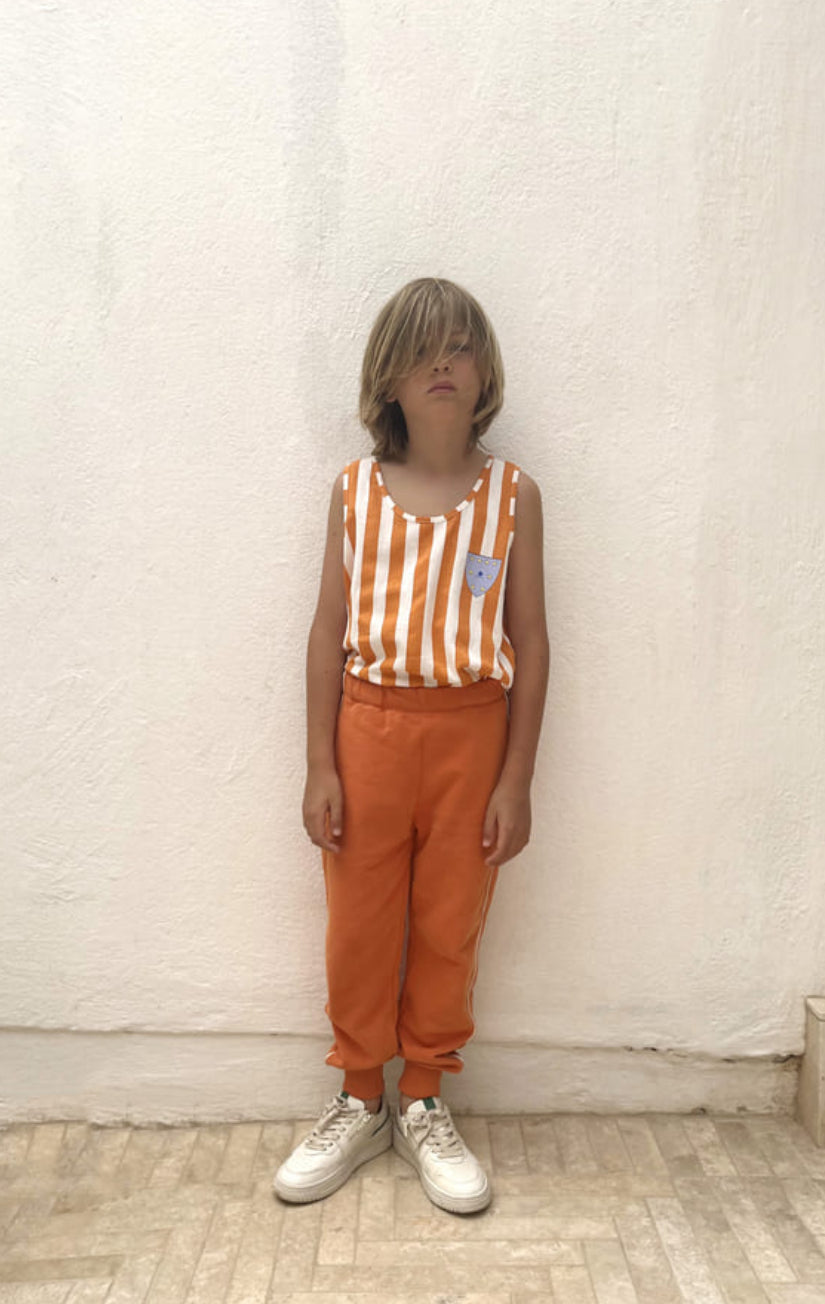 Tank Top  Marcel Orange Stripes