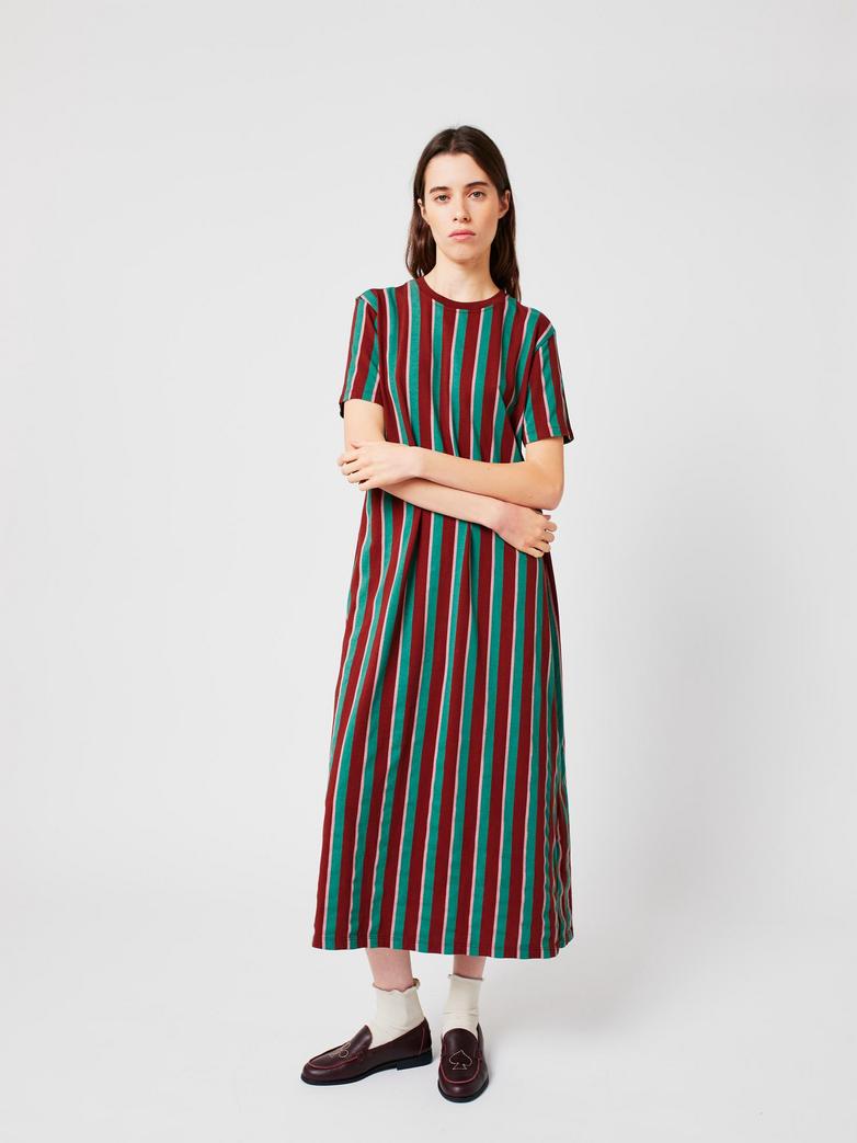 Striped Midi Dress