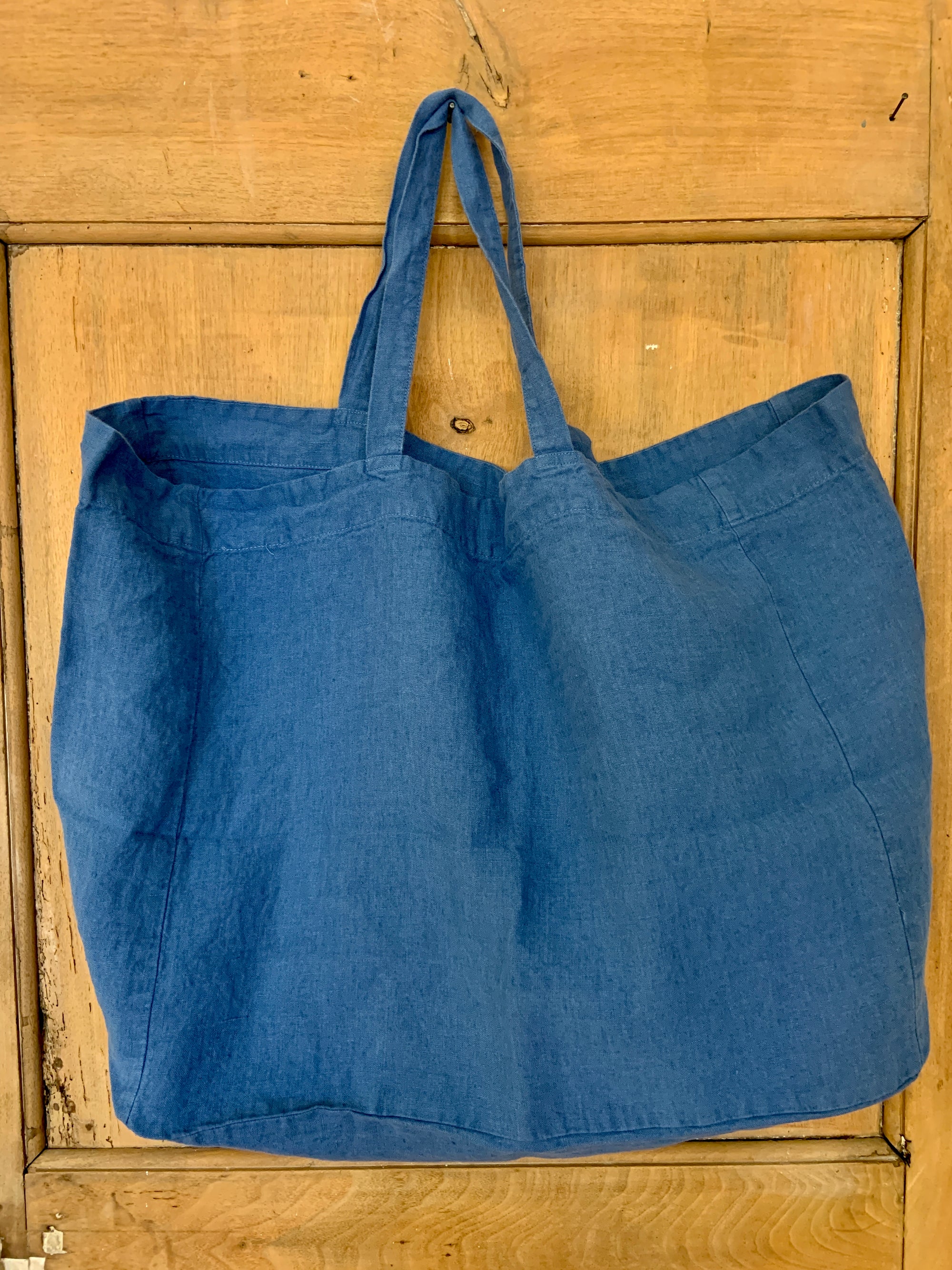 Linge Particulier Linen Bag Large Dark Jeans