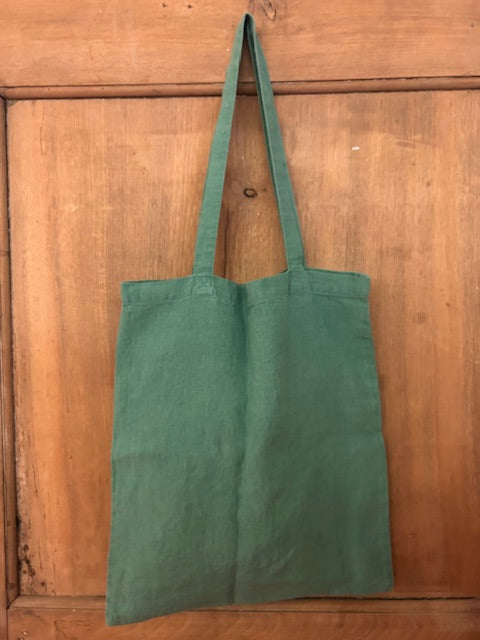 Linge Particulier Tote Bag Green Emerald