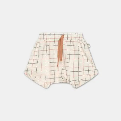 Karierte Krepp-Baby-Shorts