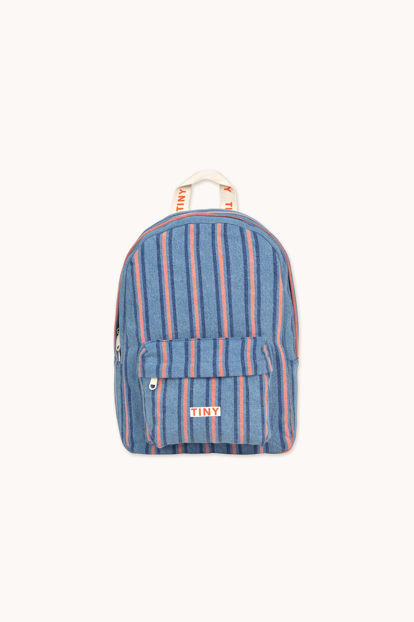 Stripes Denim Backpack