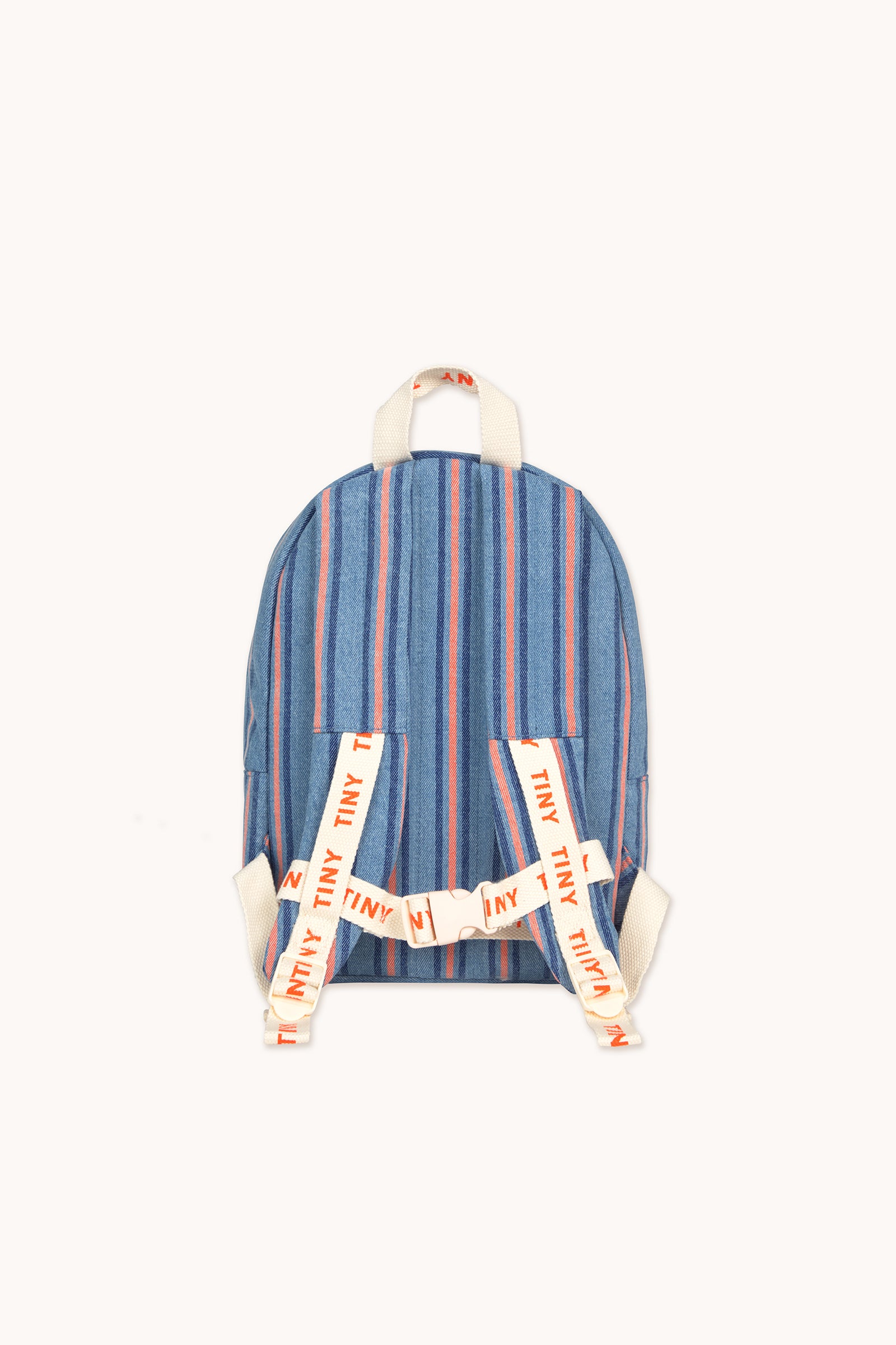 Stripes Denim Backpack