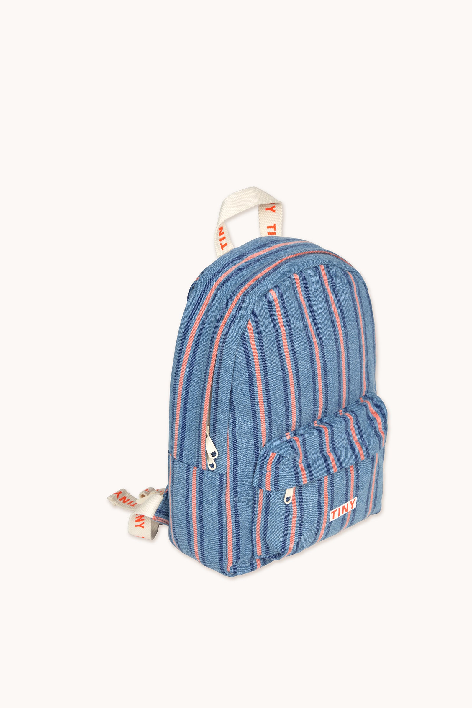 Stripes Denim Backpack