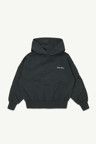 Hooded Sweat Dark Shadow Fleece