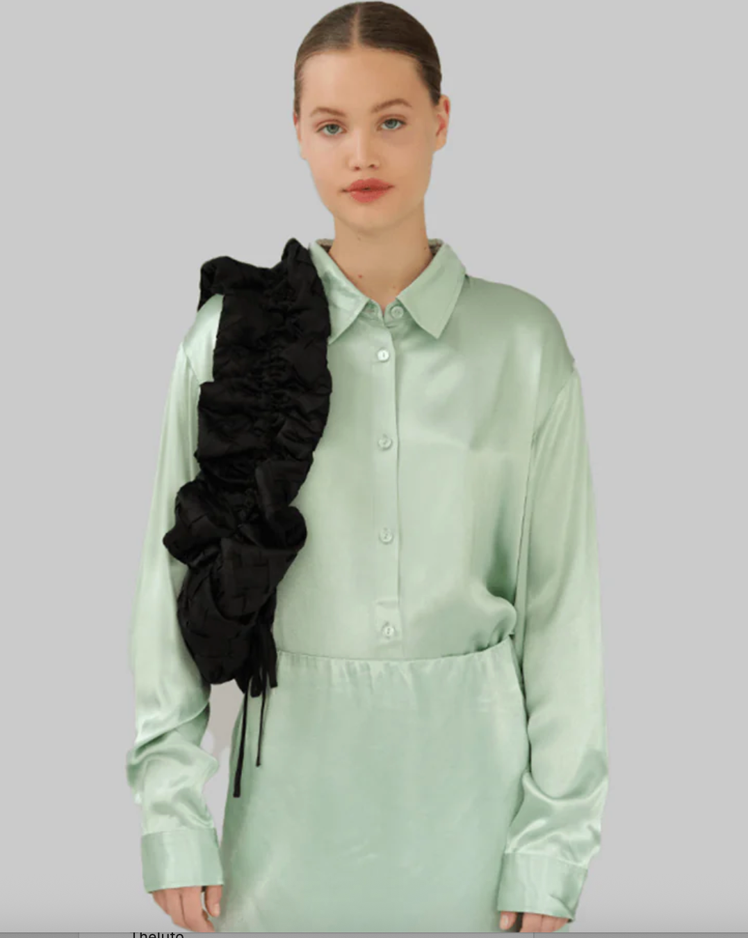 June Shirt smoke green