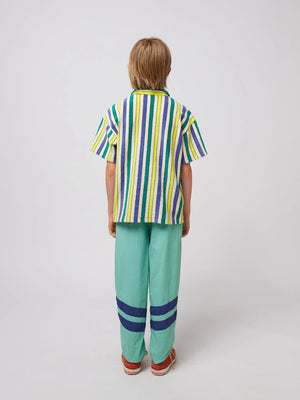 Smiling Color Block Tracksuit Pants