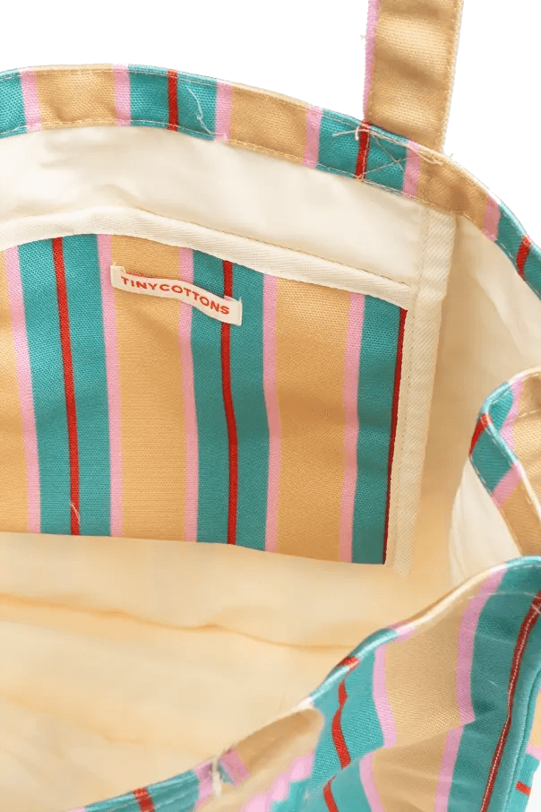 Stripes Bag nude