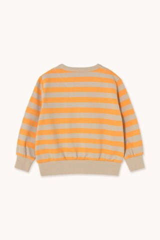 Stripes Sweatshirt orange/ dark vanilla