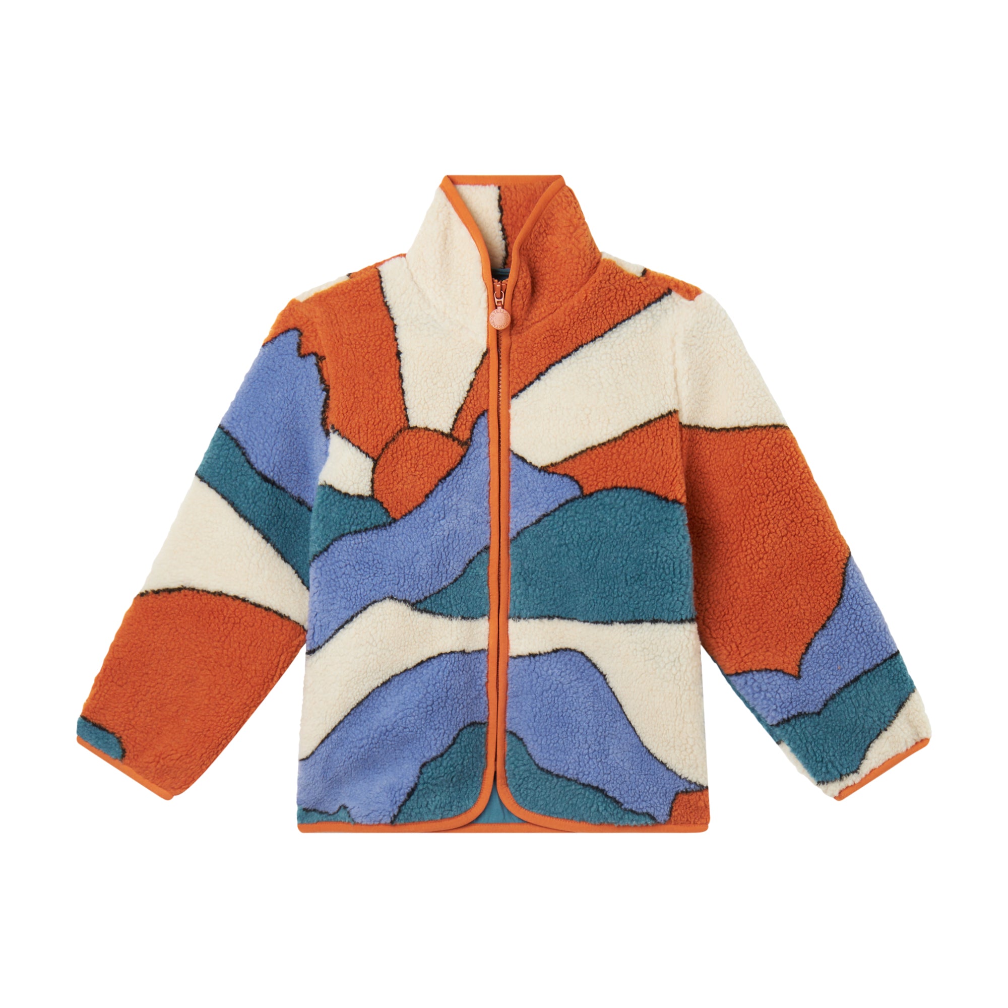 Sunrise Scene Fleece Jacket