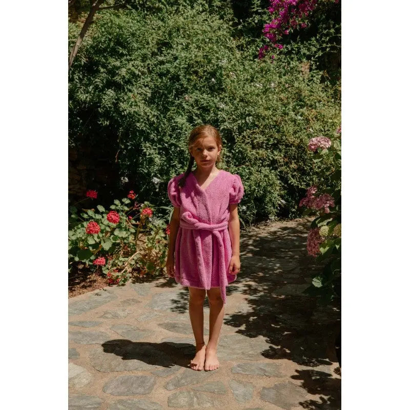 Veste De Bain Celeste Terry Super Pink