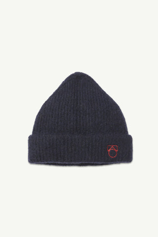 Beanie Navy Knit