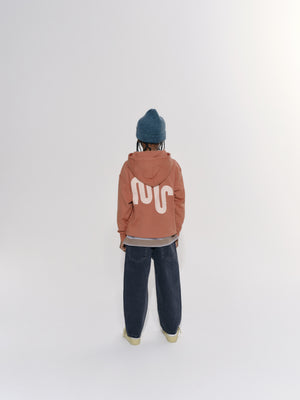 Kapuzenpulli Burnt Brick Fleece