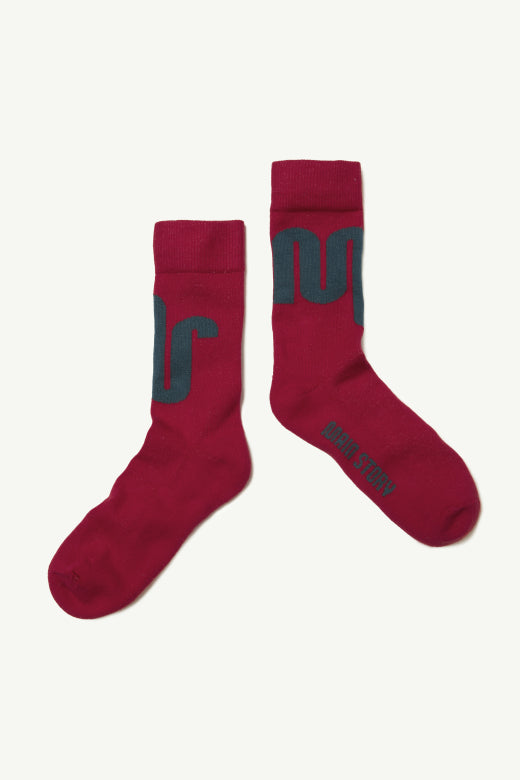 Socken Cherry Knit