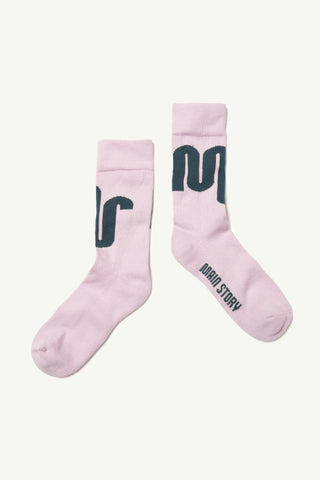 Socken Rose Knit