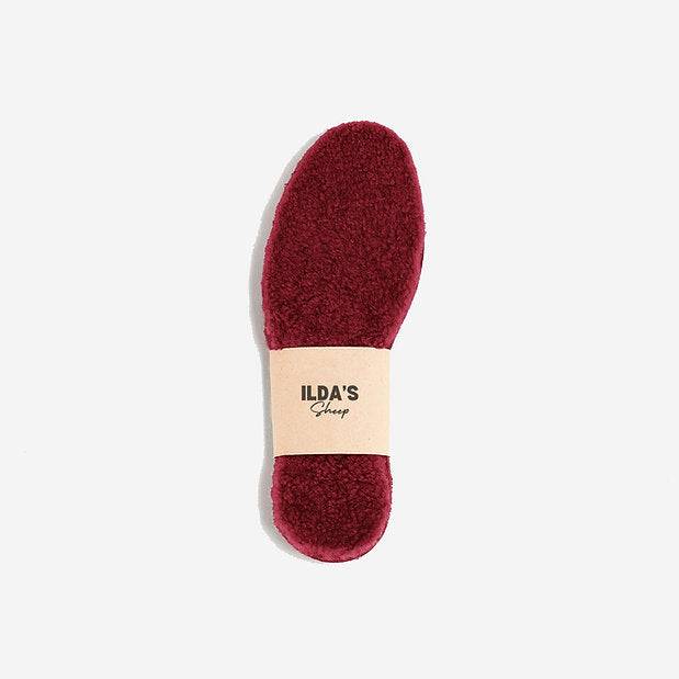 Insoles Sheepskin Kids Bordeaux