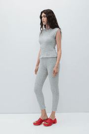 Anna Top Pearl - Sleeveless Fitted Top
