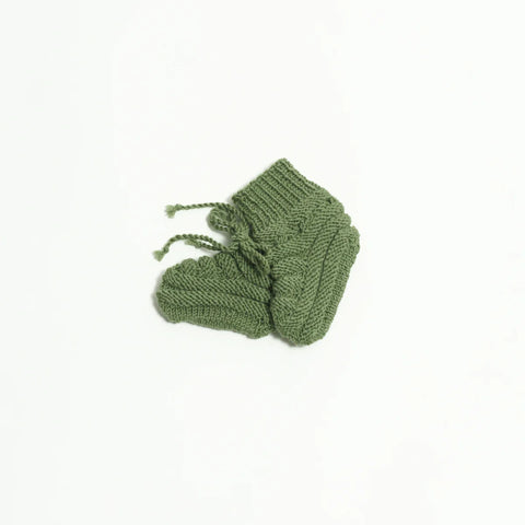 Merino Socks Anna & Anders Olive Green