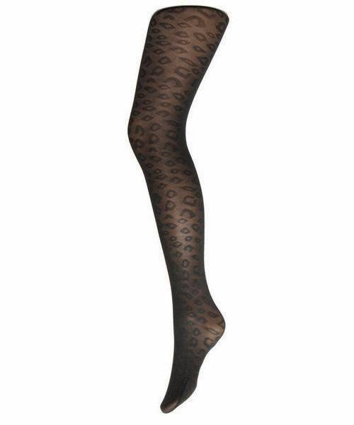 Mac Leopard Pantyhose 80 Black mp Denmark | Zirkuss 