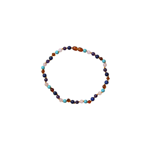 Amber Baby Necklace Turquoise Amethyst Quartz Lillé | Zirkuss 