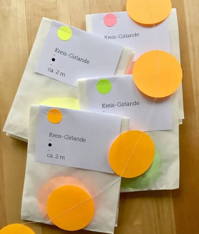 Girlande iwon Stern & Kreis - Zirkuss