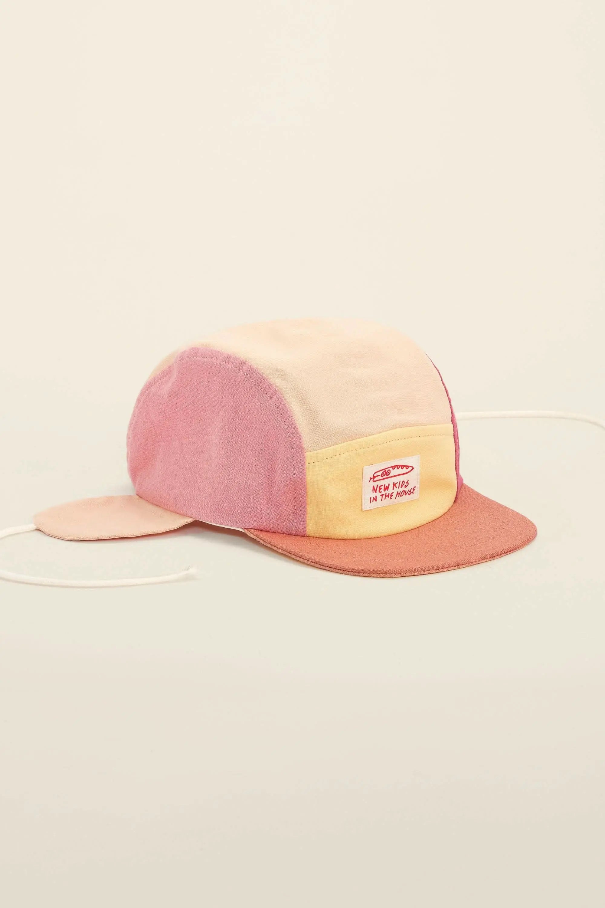 Wolly colorblock cherry 5-panel Baby Cap New Kids in the Hood | Zirkuss 