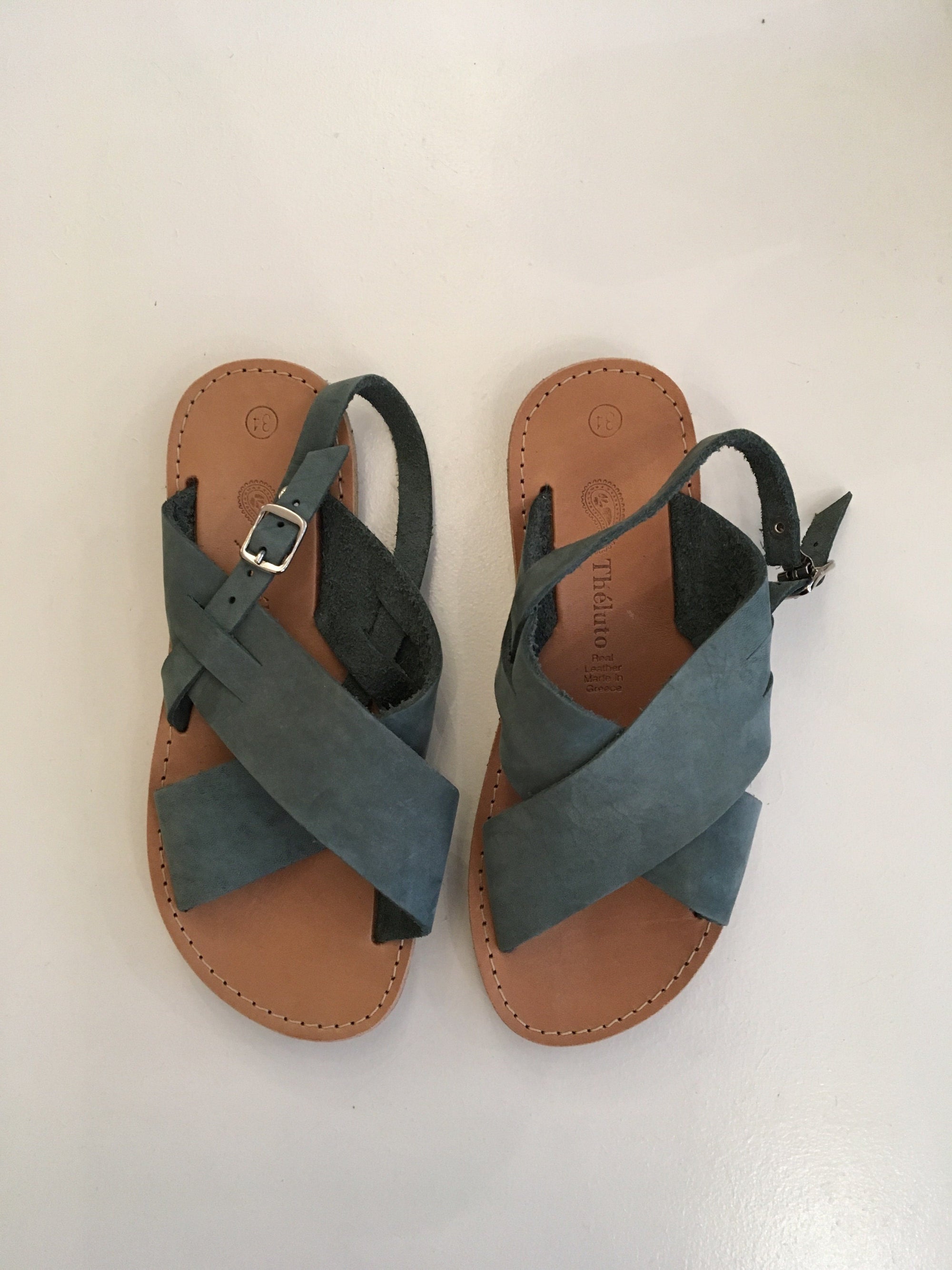 Theluto Sandalen Tom Nubuck Green - Zirkuss