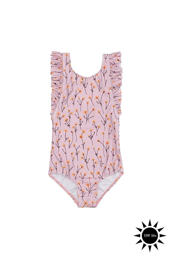 Baby Ana Swimsuit Dawn Pink AOP Buttercup - Zirkuss